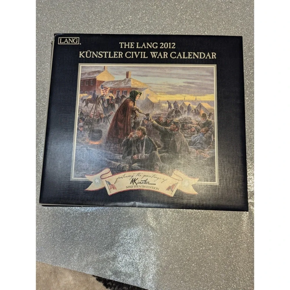 H LANG 2012 Paintings of MORT KUNSTLER Art Civil War Calendar nineteenth edition